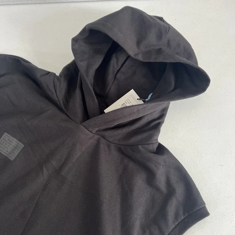 Noize Black Sleeveless Hoodie - Picture 9 of 10